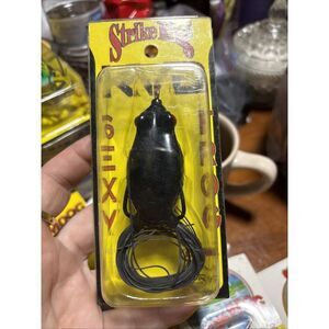 Strikeking SFKVD-10 Black Kevin Van Dam Sexy Frog 5/8oz 2.5" Hollow Body
